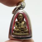 LP NGERN THAI SMALL BUDDHA BLESS 1980s AMULET SIAM LUCKY RICH PENDANT CHARM GIFT