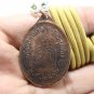LP PAE TRIMAS AMULET THAI BUDDHA BLESS 1969 PENDANT YANT STRONG PROTECTION COIN