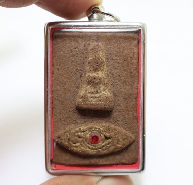 LP PINAK BIG AMULET BUDDHA ON HEAVENLY EYE LOVE ATTRACTION APPEAL LUCKY PENDANT
