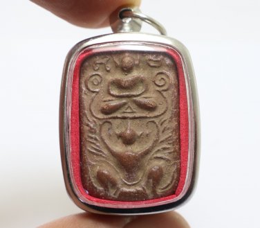 LP PARN RIDE BIG GARUDA YAI PENDANT 2 MAGIC THAI BUDDHA LUCKY RICH BLESS AMULET