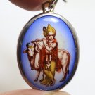 KRISHNA SUPREME GOD OF COMPASSION TENDERNESS LOVE BLESS OM FUJII KAZE PENDANT