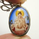 GUAN YIN BLESSED LUCKY RICH MERCY GODDESS KUAN QUAN IM BUDDHA GUANYIN NECKLACE