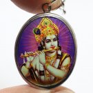 KRISHNA SUPREME GOD OF COMPASSION TENDERNESS & LOVE BLESS OM FUJII KAZE PENDANT