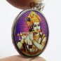 KRISHNA SUPREME GOD OF COMPASSION TENDERNESS & LOVE BLESS OM FUJII KAZE PENDANT