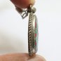 OM TIBET VINTAGE PENDANT BLESSED HINDU AUM TIBETAN TURQUOISE CHARM OHM NECKLACE