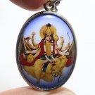 LORD VISHNU THE PRESERVER GOD DEITY RIDE GARUDA HINDU OM AMULET PENDANT LOCKET