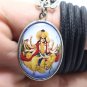 LORD VISHNU THE PRESERVER GOD DEITY RIDE GARUDA HINDU OM AMULET PENDANT LOCKET