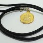 LORD GANESHA MAA LAKSHMI GOD GODDESS BLESS COIN OM PENDANT LAXMI GANESH NECKLACE