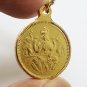 LORD GANESHA MAA LAKSHMI GOD GODDESS BLESS COIN OM PENDANT LAXMI GANESH NECKLACE