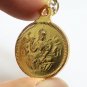 LORD GANESHA MAA LAKSHMI GOD GODDESS BLESS COIN OM PENDANT LAXMI GANESH NECKLACE