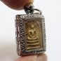SMALL PHRA SOMDEJ RAKANG BLESS 1962 BACK AJAN TOH TEACH KING RAMA5 THAI AMULET 5