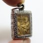 SMALL PHRA SOMDEJ RAKANG BLESS 1962 BACK AJAN TOH TEACH KING RAMA5 THAI AMULET 5