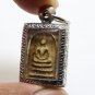 SMALL PHRA SOMDEJ RAKANG BLESS 1962 BACK AJAN TOH TEACH KING RAMA5 THAI AMULET 5