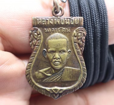 LP NOI BLESS 1962 WAT SRISATHONG RAHU OM JUN MOON EATER ECLIPSE THAI LUCK AMULET