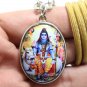 LORD SHIVA MAHADEV OM NONTHI BIG PENDANT PARVATI HINDU GOD SIVA BLESSED LOCKET