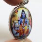 LORD SHIVA MAHADEV OM NONTHI BIG PENDANT PARVATI HINDU GOD SIVA BLESSED LOCKET