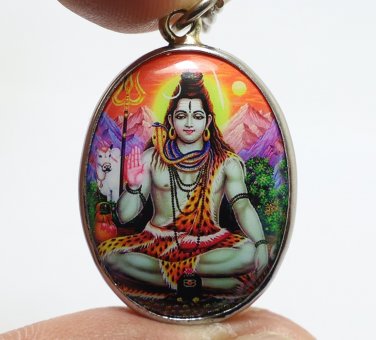 LORD SHIVA MAHADEV OM PENDANT BLESSED MAHADEVA GREAT GOD SIVA HINDU AUM LOCKET