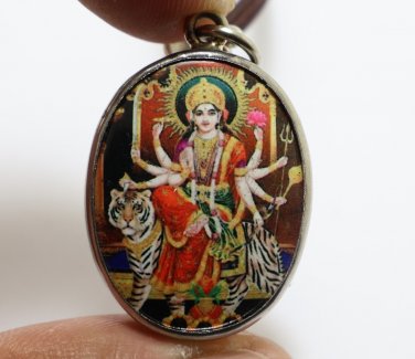 MAA DURGA KALI KALIKA UMA PARVATI DEVI GODDESS MAHADEVI SHAKTI HINDU OM PENDANT
