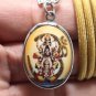 TRIMURTI 3 SUPREME HINDU GOD LORD SHIVA BRAHMA VISHNU BLESSED AMULET OM PENDANT