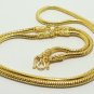 GOLD PLATED MICRON NECKLACE FOR 3 BUDDHA PENDANT 26 INCHES THICK & STRONG STRING