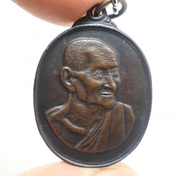 LP TAE KONGTHONG BLESS 1975 THAI MAGIC STRONG PROTECTION AMULET MIRACLE PENDANT