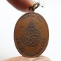 LP KOON JAROEN PORN COIN BLESS IN 1993 THAI BUDDHA AMULET MONEY MULTIPLY PENDANT