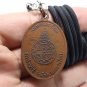 LP KOON JAROEN PORN COIN BLESS IN 1993 THAI BUDDHA AMULET MONEY MULTIPLY PENDANT