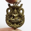 LORD BUDDHA BEAUTIFUL THAI ART AMULET NAKHON PHANOM PENDANT LUCKY CHARM NECKLACE