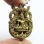 LORD BUDDHA BEAUTIFUL THAI ART AMULET NAKHON PHANOM PENDANT LUCKY CHARM NECKLACE