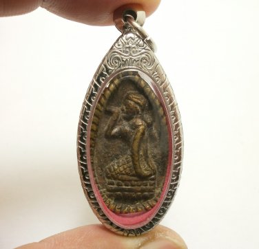 NANGKWAK LP IM BLESSED 1939 LADY CALL MONEY LUCKY YANT THAI REAL AMULET PENDANT