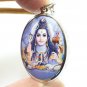LORD SHIVA PARVATI SKANDA MURUGAN GANESHA BIG PENDANT GOD SIVA FAMILY OM LOCKET