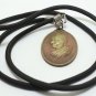 LP  MAHA SILA COIN BLESSED KALASIN THAI BUDDHA AMULET MIRACLE RICH LUCKY PENDANT