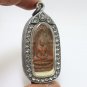 PHRA YODKHUNPHOL LOPBURI BIG PENDANT BACK YANTRA THAI 1950s BUDDHA LUCKY AMULET
