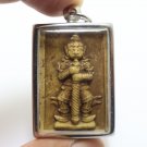 LP MOON THAO WESSUWAN AMULET (2) YAK ASURA WEALTHY KING LUCKY RICH THAI PENDANT
