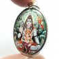 LORD SHIVA GANESHA BIG PENDANT BLESS OM MAHADEV GOD SIVA GANESH LOCKET NECKLACE
