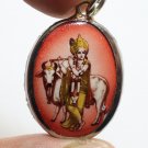 KRISHNA SUPREME GOD OF COMPASSION TENDERNESS LOVE BLESSED OM  FUJII KAZE PENDANT