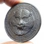 PHRA LP PIEN TIGER BIG COIN MAGIC BLESS MUAY THAI LUCKY PROTECTION AMULET CHARM
