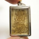 LP KONG MAGIC TIGER MONGKOL LARP THAI BUDDHA AMULET BLESS 1984 RICH LUCKY LOCKET
