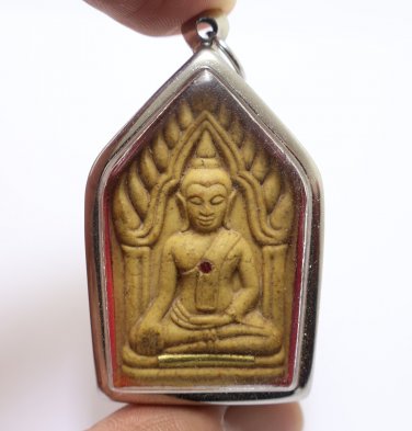 PHRA KHUNPAEN LP TIM 96 YEARS WAT PHRAKAO PENDANT 3 MAGIC YANT THAI LUCKY AMULET