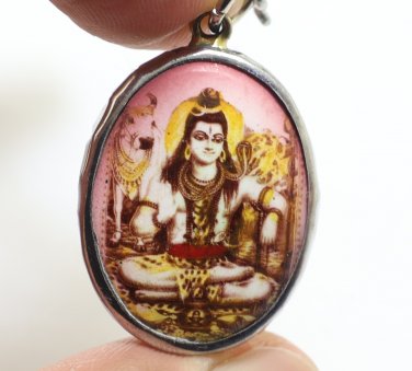 LORD SHIVA MAHADEV OM BLESSED 1980s MAHADEVA GREAT GOD SIVA  FUJII KAZE PENDANT