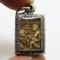 SMALL PHRA SOMDEJ RAKANG BLESS 1962 BACK AJAN TOH TEACH KING RAMA5 THAI AMULET 9