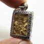 SMALL PHRA SOMDEJ RAKANG BLESS 1962 BACK AJAN TOH TEACH KING RAMA5 THAI AMULET 9
