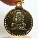 LORD GANESHA AND MURUGAN HINDU GOD BLESS COIN OM PENDANT SKANDA GANESH NECKLACE