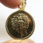 LORD GANESHA AND MURUGAN HINDU GOD BLESS COIN OM PENDANT SKANDA GANESH NECKLACE