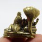 LORD VISHNU AND LAKSHMI MINI STATUE HINDU GOD LAXMI DEVI GODDESS AMULET FIGURINE
