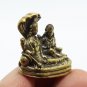 LORD VISHNU AND LAKSHMI MINI STATUE HINDU GOD LAXMI DEVI GODDESS AMULET FIGURINE