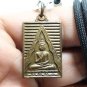 LP WAT PAKNAM 1984 SOD JANTASARO DUANG SOMPOP DHAMMAKAYA BUDDHA AMULET NECKLACE
