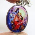 LORD SHIVA MAHADEV MAA DURGA UMA DEVI SHAKTI BLESSED OM PENDANT LOCKET NECKLACE