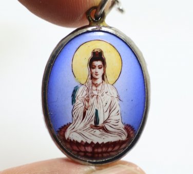 GUANYIN BLESSED LUCKY RICH MERCY GODDESS KUAN QUAN IM BUDDHA GUAN YIN NECKLACE