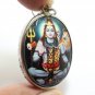 LORD SHIVA MAHADEV OM NONTHI BIG PENDANT PARVATI GANESHA HINDU GOD SIVA LOCKET